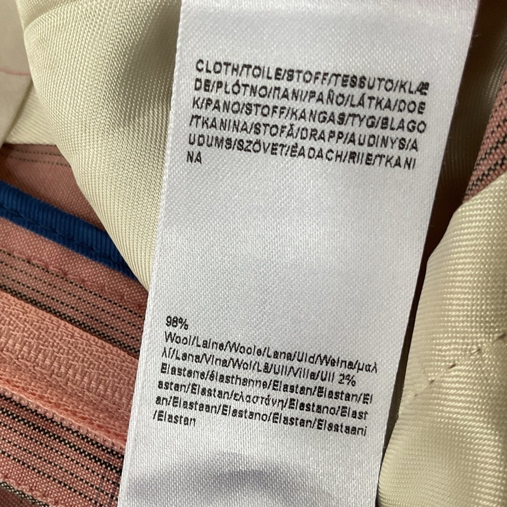 Paul Smith Pink Plaid Trousers, New, 36 - Picture 10 of 11